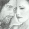 Aragorn & Arwen by Nienke